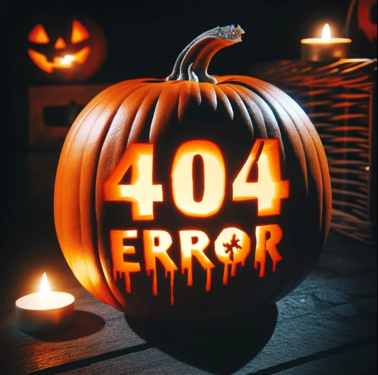 404 napaka - noč čarovnic