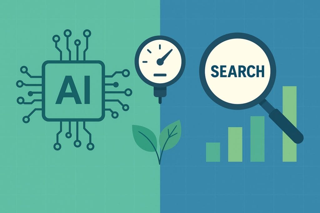 AI proti google v smislu trajnosti
