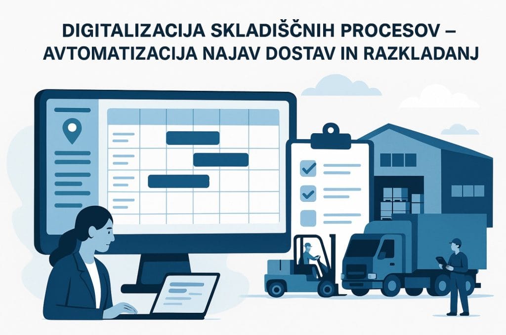 avtomatizacija najav dostav in razkladanj