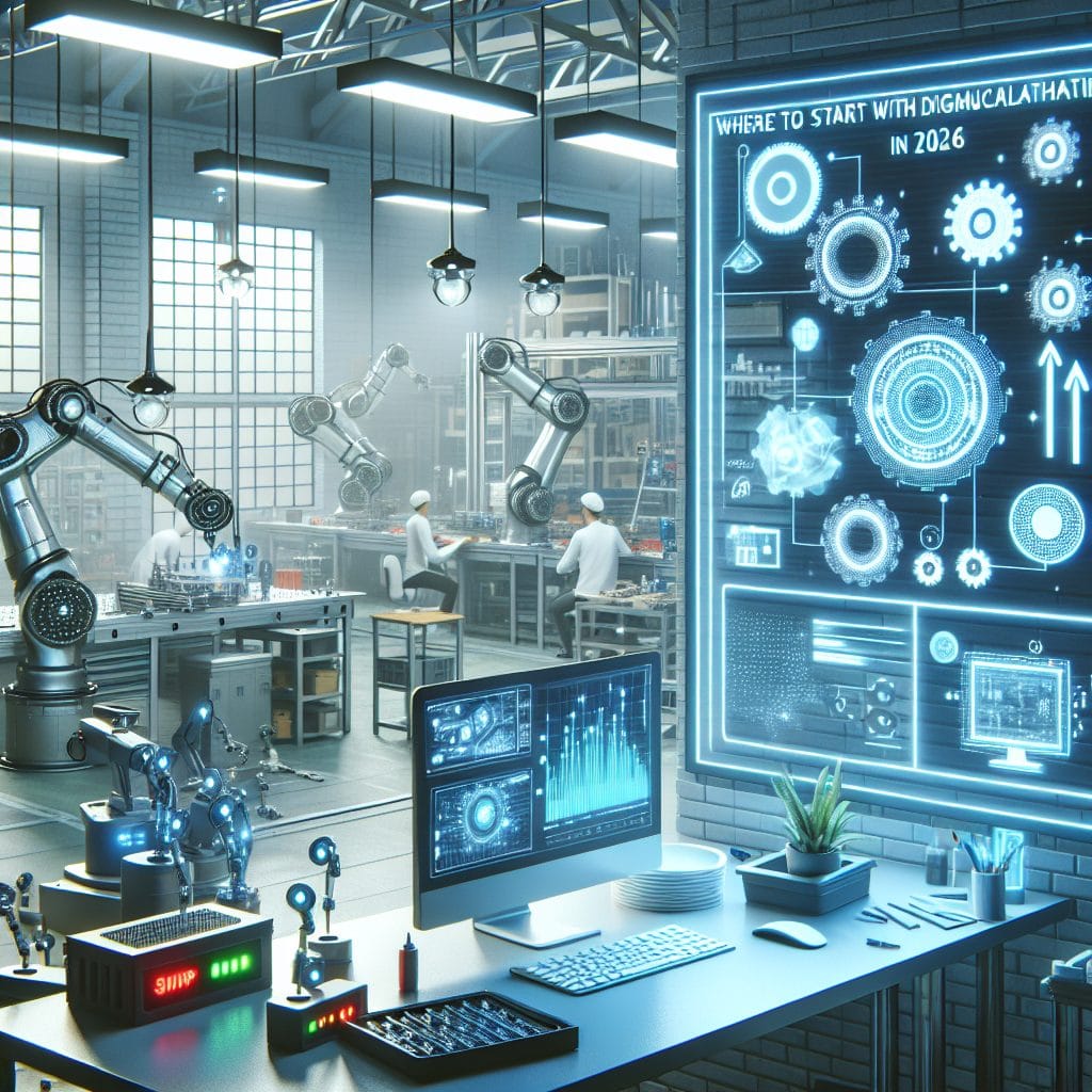 Kje začeti z digitalizacijo malega proizvodnega podjetja v 2026?